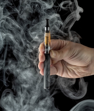 E-cigarette smoke E-cigarette smoke