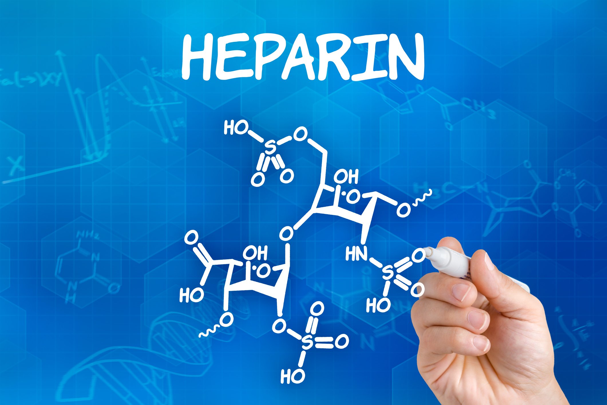 Heparin molecule diagram Heparin molecule diagram