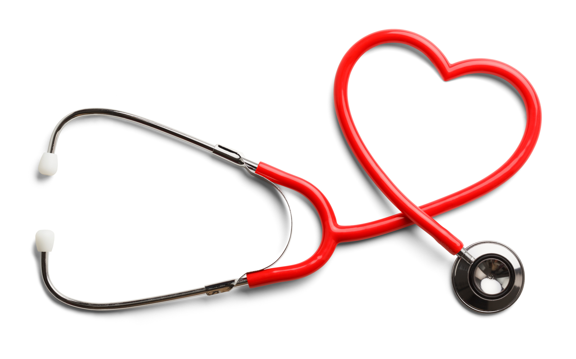 red stethoscope cord in shape of heart red stethoscope cord in shape of heart