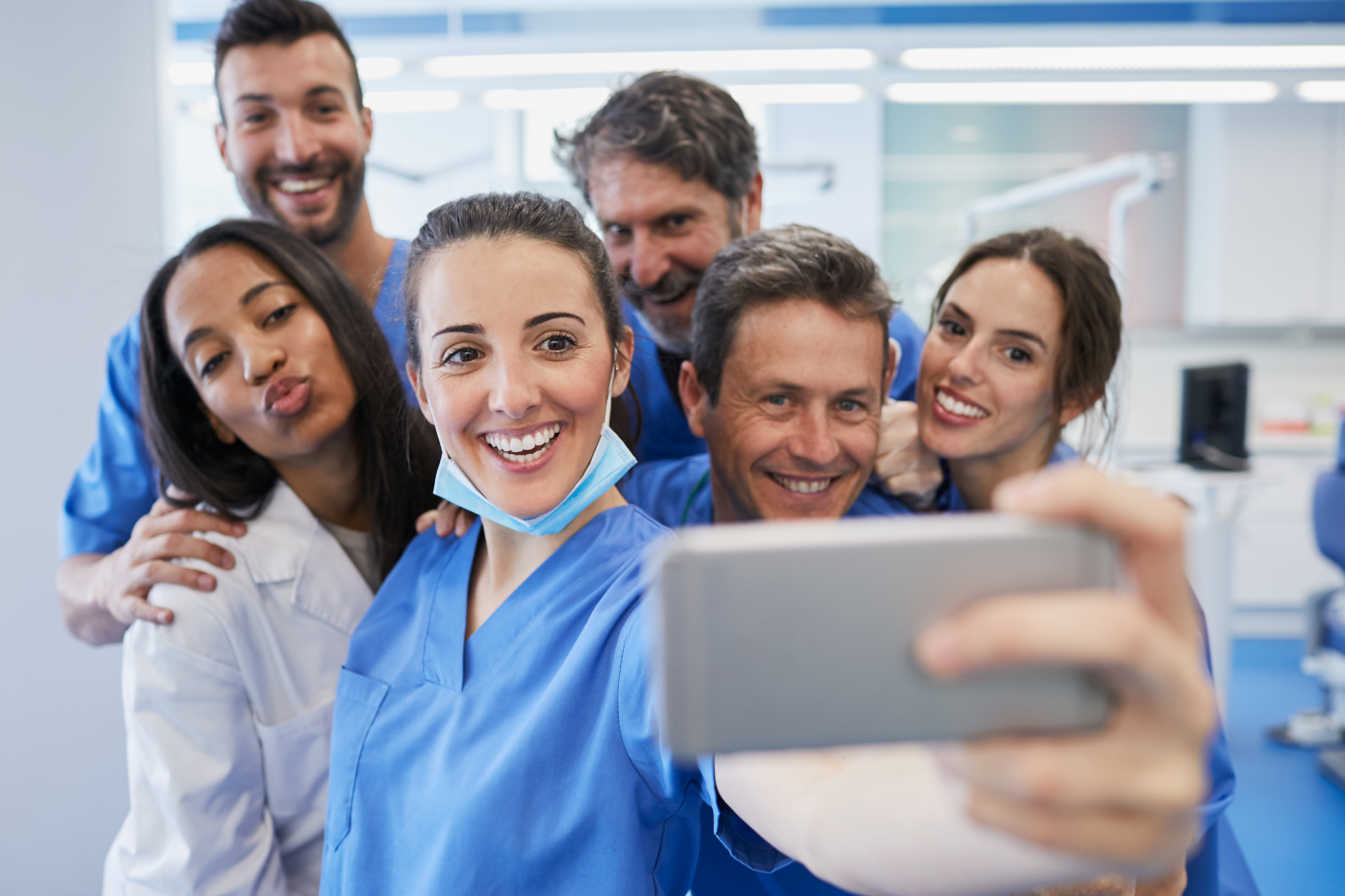 Nurses takin a selfie Nurses takin a selfie